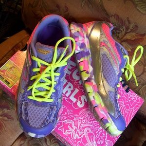 SKETCHERS Synergy CONFETTI Tennis Shoes 5.5 Y/7 L